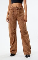LIONESS Miami Vice Low Rise Baggy Jeans