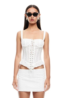 LIONESS Prophecy Tie Up Corset