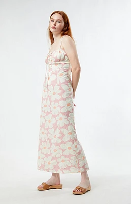 Rhythm Mimi Floral Gathered Maxi Dress