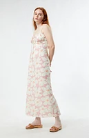 Rhythm Mimi Floral Gathered Maxi Dress