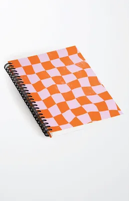 Avenie Warped Checkerboard Notebook