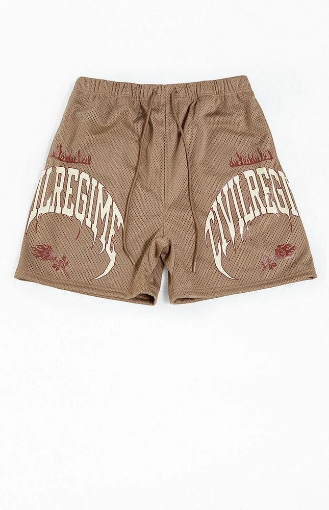 Civil Roses From The Concrete Mesh Shorts