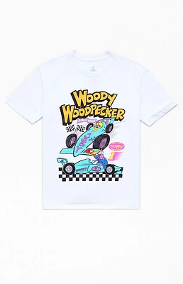 Kids Woody Woodpecker Racing T-Shirt