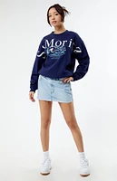 Coney Island Picnic Navy St. Moritz Crew Neck Sweatshirt