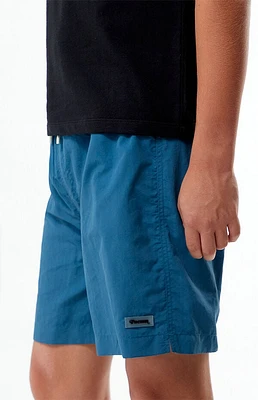 Pacsun Kids Blue Collegiate 4.5" Swim Trunks