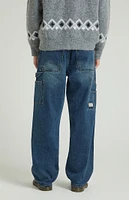 PacSun Dark Indigo Baggy Carpenter Jeans