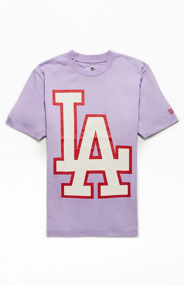 New Era LA Dodgers Pinstripe T-Shirt