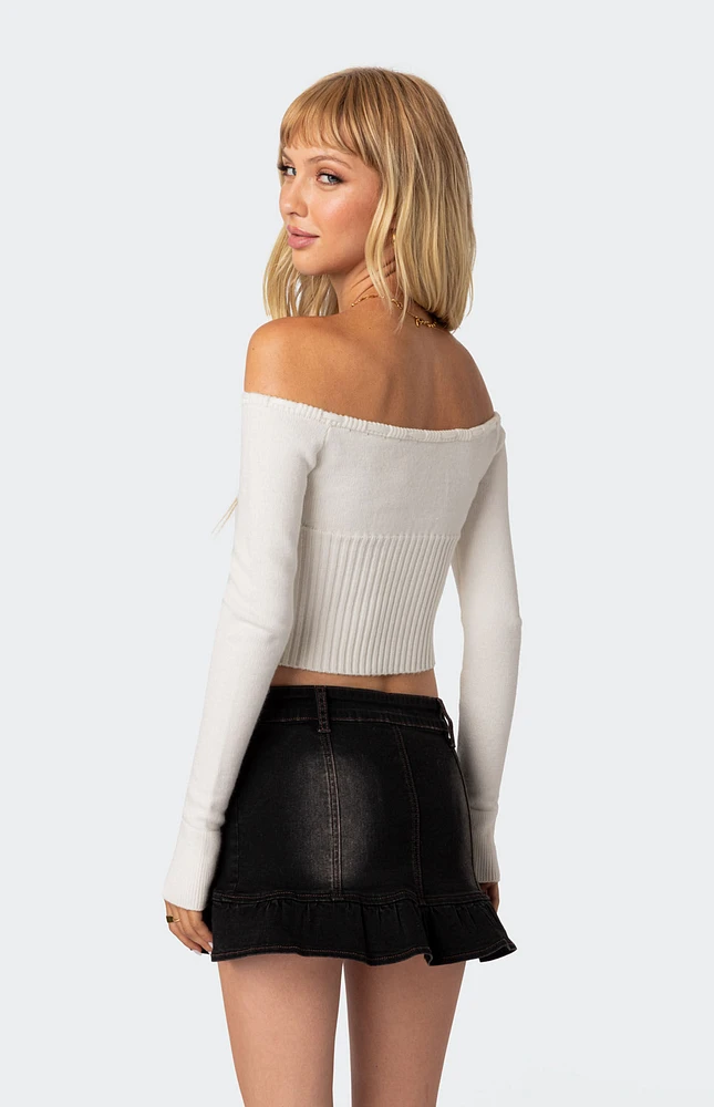 Dawna Tie Front Knit Top