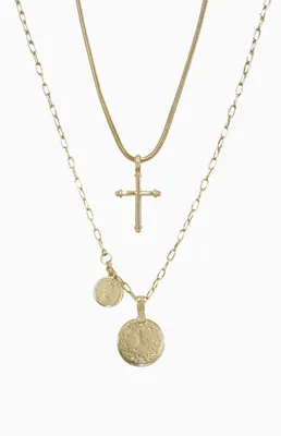 Keep The Faith Cross Necklace
