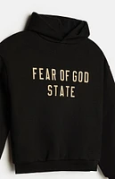 Fear of God Essentials Kids Black Hoodie