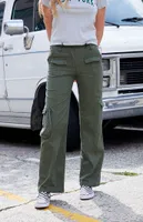 John Galt Green Kim Cargo Pants