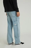 Pacsun Light Indigo Baggy Carpenter Jeans