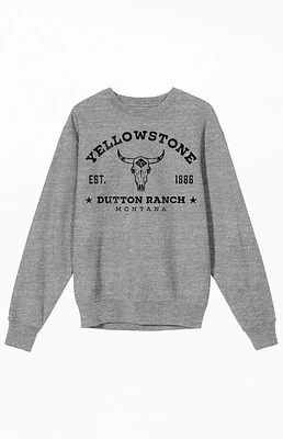 Yellowstone Dutton Ranch Crew Neck Sweatshirt
