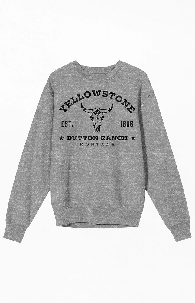 Yellowstone Dutton Ranch Crew Neck Sweatshirt