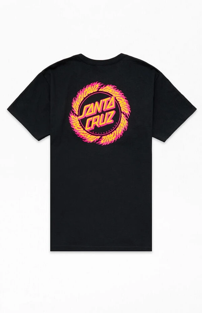 Santa Cruz Kids Flame Ringed Dot T-Shirt