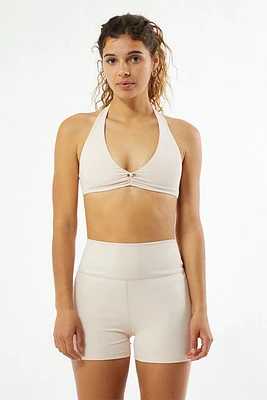 WEWOREWHAT Active V-Neck Halter Sports Bra