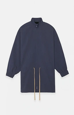 Fear of God Essentials Marine Military Nylon Mock Neck Anorak Jacket