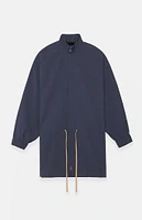 Fear of God Essentials Marine Military Nylon Mock Neck Anorak Jacket