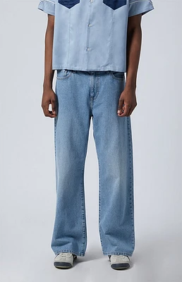 PacSun Light Indigo Extreme Baggy Jeans