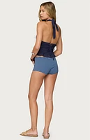 Edikted Larissa Scrunch Halter Top