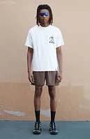 A.R.C. Active Brown Mesh Running Shorts