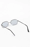 Pacsun Black Oliver Hexagon Sunglasses