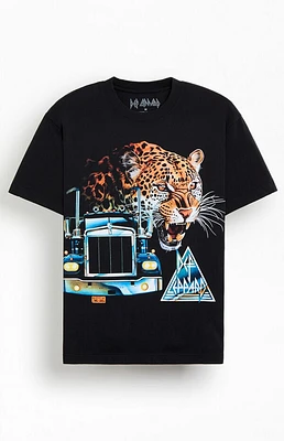 Def Leppard Panther Truck T-Shirt