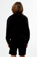 Pacsun Kids 80 Black Crew Neck Sweatshirt
