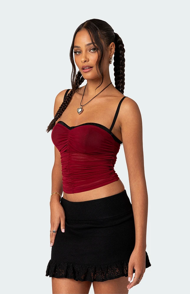 Moira Mesh Bra Top