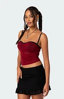 Edikted Moira Mesh Bra Top