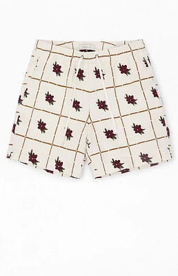 Pacsun Floral Linen Shorts