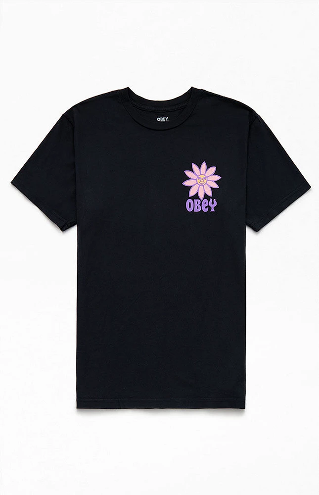 Obey Organic Peace Flowers T-Shirt