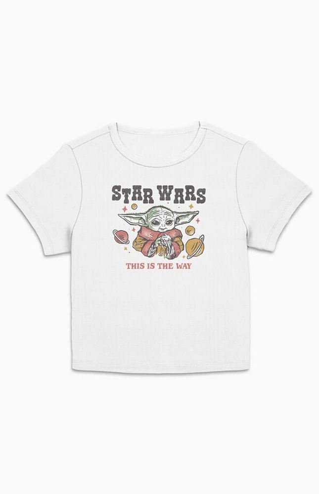 Star Wars Baby Yoda Cropped T-Shirt