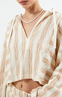 Roxy After Beach Break Hooded Poncho Sweater