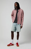 PacSun Light Indigo Cutoff Denim Shorts