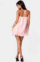 Edikted Met Strapless Bubble Mini Dress