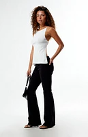 WEWOREWHAT High Straight Neck Tank Top