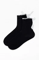 PacSun Ruffle Bow Socks