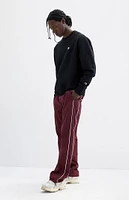 PacSun Maroon Baggy Track Pants