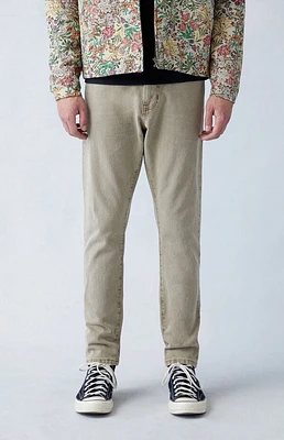 Pacsun Comfort Stretch Tan Slim Jeans