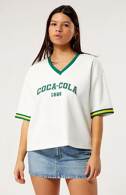 Coca-Cola By PacSun Track V-Neck T-Shirt