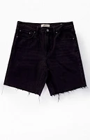 PacSun Black Cutoff Denim Shorts