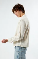 Pacsun Long Sleeve Stripe Camp Shirt