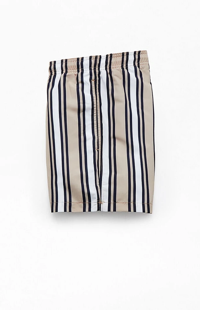 PacSun Multi Stripe 4" Swim Trunks