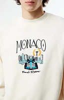 PacSun Monaco Embroidered Crew Neck Sweatshirt