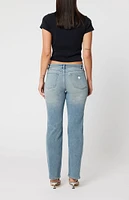 ABRAND Arina 99 Low Rise Straight Leg Jeans