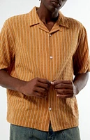 PacSun Striped Pointelle Camp Shirt