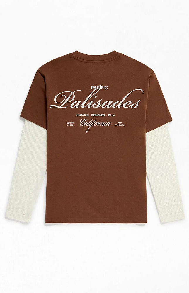 PacSun Palisades Long Sleeve 2fer Layered T-Shirt
