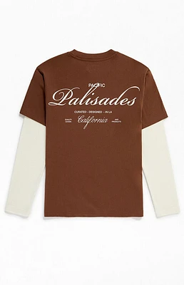 PacSun Palisades Long Sleeve 2fer Layered T-Shirt