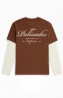 PacSun Palisades Long Sleeve 2fer Layered T-Shirt